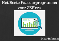 Een factuurprogramma voor zzp'ers is snel, goedkoop en gratis in gebruik